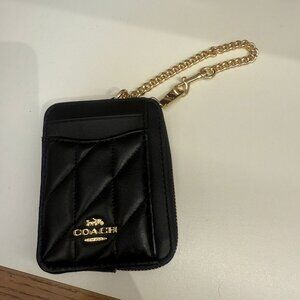 coach Zip Card Case With Quilting cz467